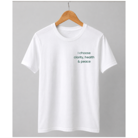 White affirmation t-shirt